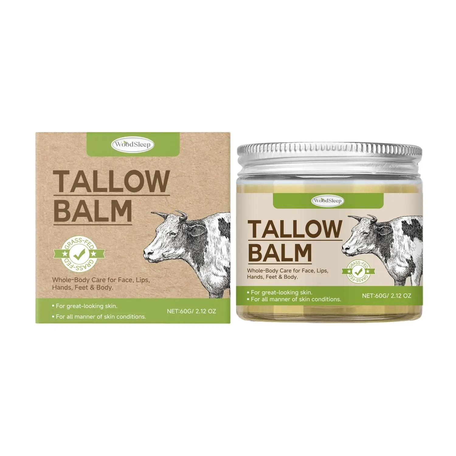 Natural Butter Moisturizing Skincare Cream