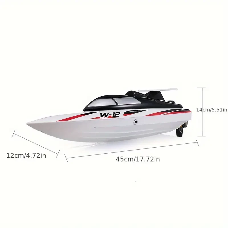 WLtoys WL912-A RC Boat - 2.4G High Speed 35KM/H Racing Boat with Capsize Protection