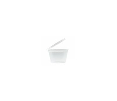 CONTAINERS W/LIDS ROUND 100ML 50s/SLV (EMPEROR 900/093)