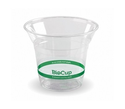 CUPS BIOPLASTIC CLEAR 300ML 50s/SLV (BIOPAK R-300Y)