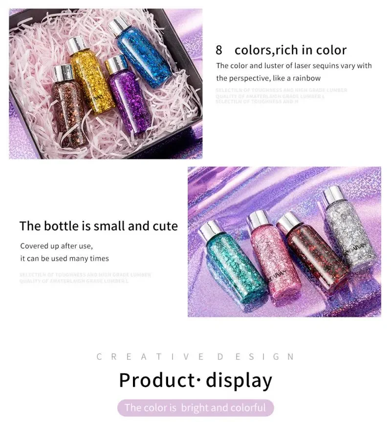 Hair and Body Glitter Gel