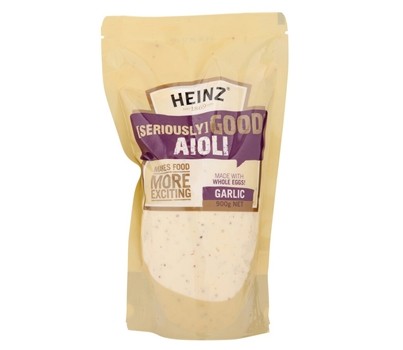 DRESSING AIOLI GARLIC SERIOUSLY GOOD 900GM (HEINZ 3800)