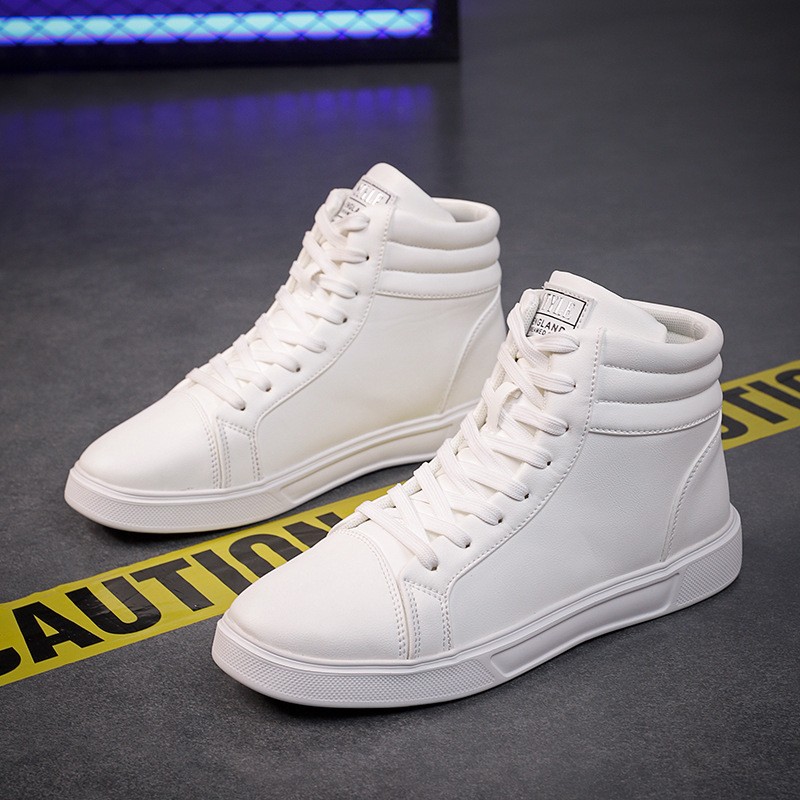Plus Size Men's Leather Boots Fashion Casual Ankle Boots
