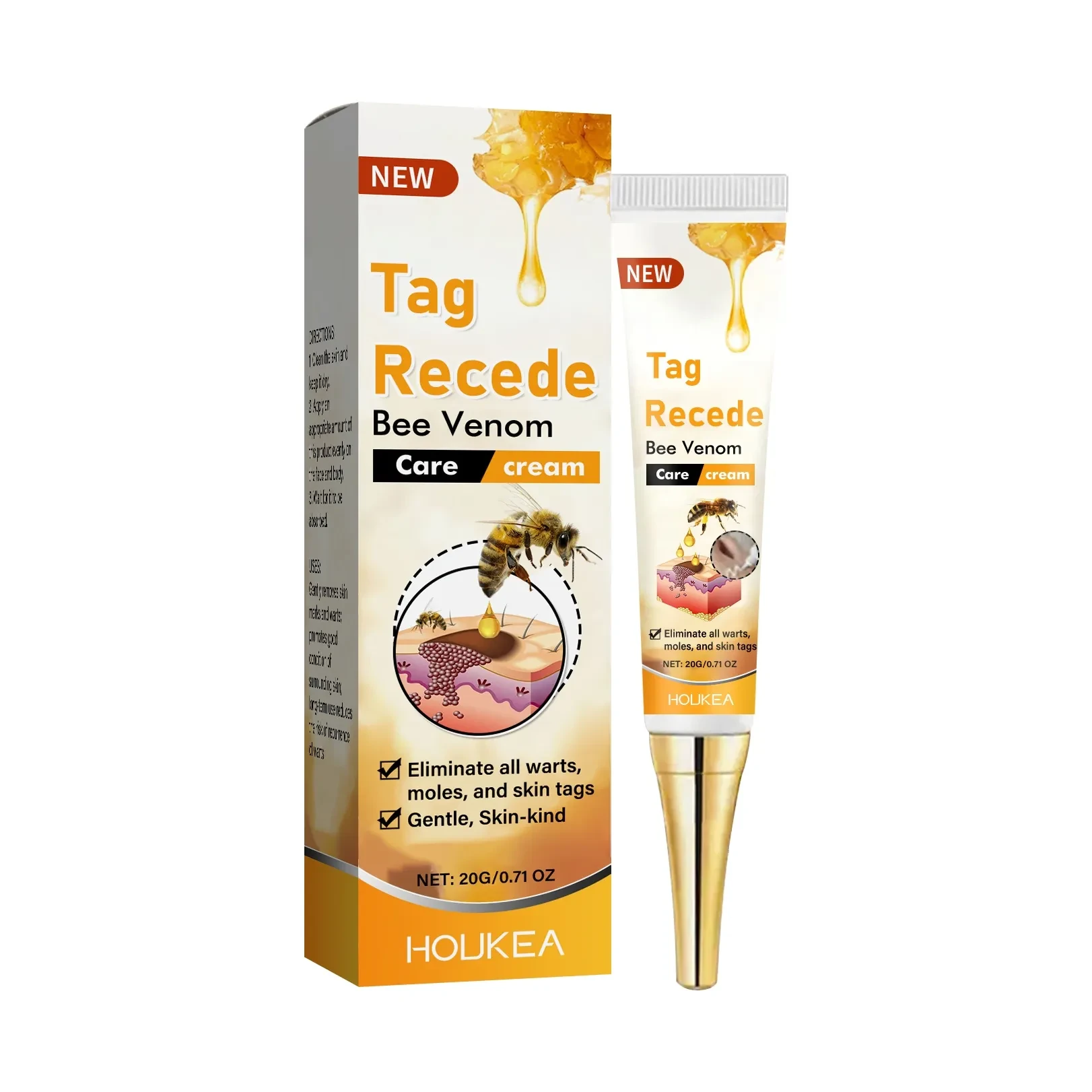 HOUKEA Tag Recede Removal Care Cream