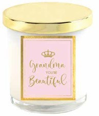 **GRANDMA YOU'RE BEAUTFUL CANDLE