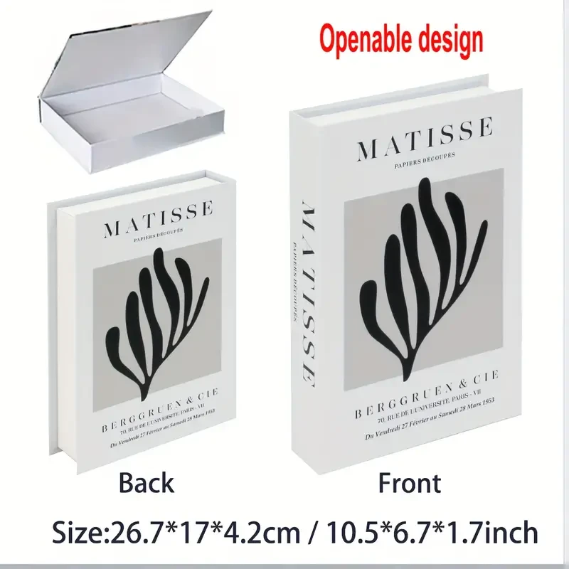 Open Luxury Fake Books Ornament