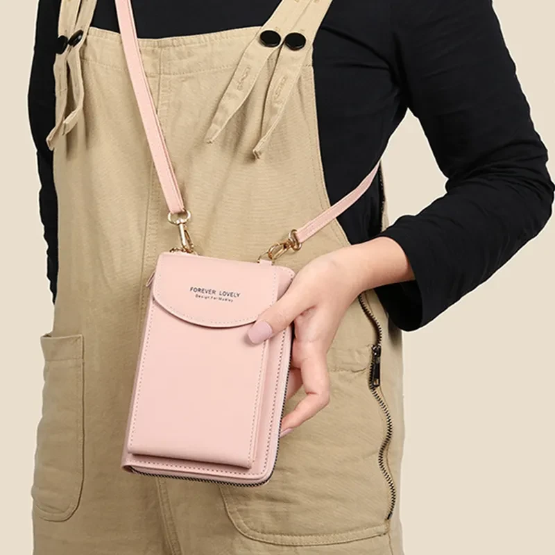 Mobile Phone Crossbody Bags Clutch Large Capacity Long Wallet Shoulder Bag Women