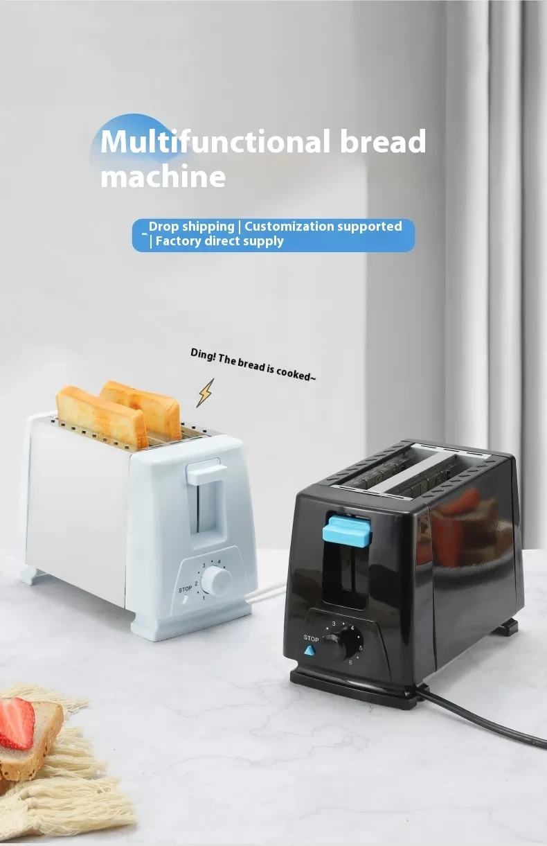 Slice Toaster Black