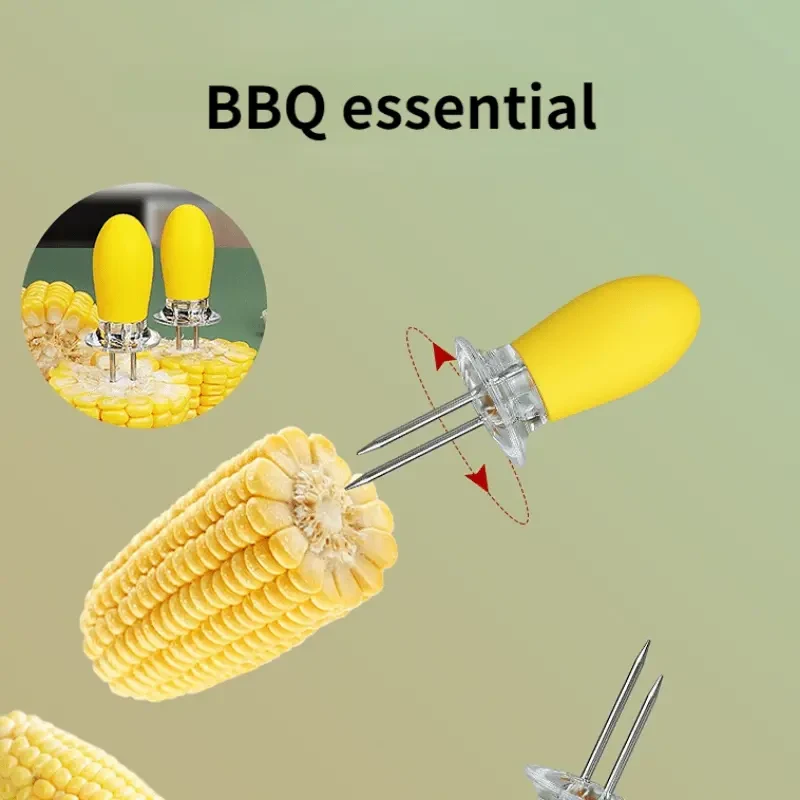Multifunctional BBQ Corn Holder