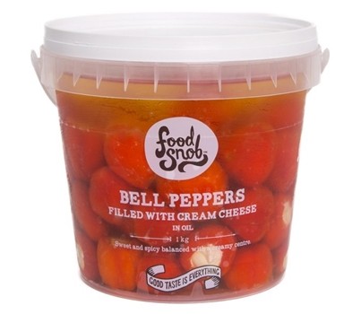 BELL PEPPERS WITH CREAM CHEESE 1KG (FOODSNOB FSPBP1KG)[CHIL]