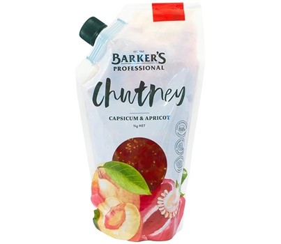 CHUTNEY CAPSICUM APRICOT 1KG (BARKERS 76978)