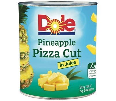 PINEAPPLE PIZZA CUT IN JUICE A10 (DOLE 11074)