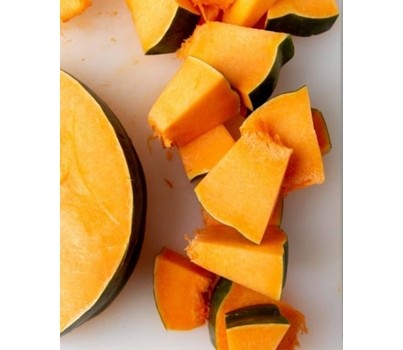 PREP PUMPKIN PEICES SKIN ON (PER KG) - [PRODUCE]