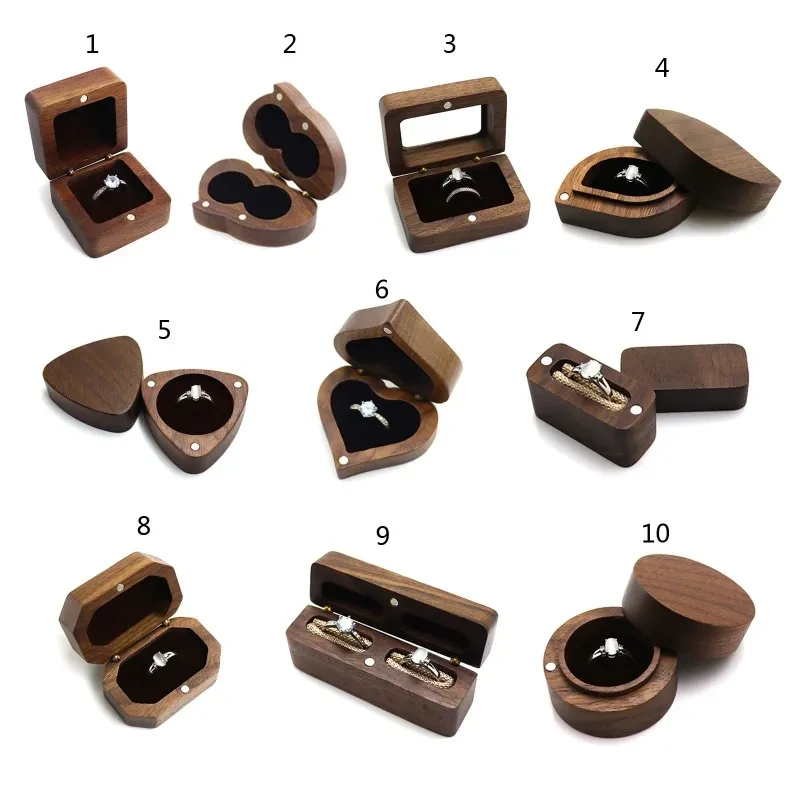 Wooden Wedding Ring Box