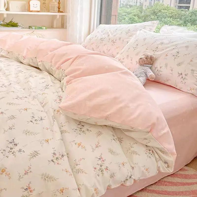 bed sheet set with quilt cover