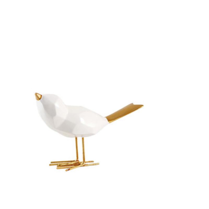 Modern Simple Ornaments Origami Resin Bird Ornaments