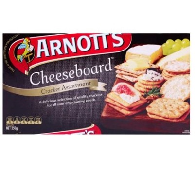 CRACKERS CHEESEBOARD 250GM (ARNOTTS 200280993618)