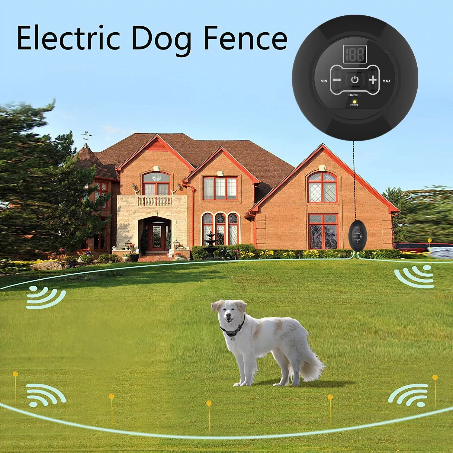 Wireless Pet Fence Electric Waterproof Intelligent Training Collar