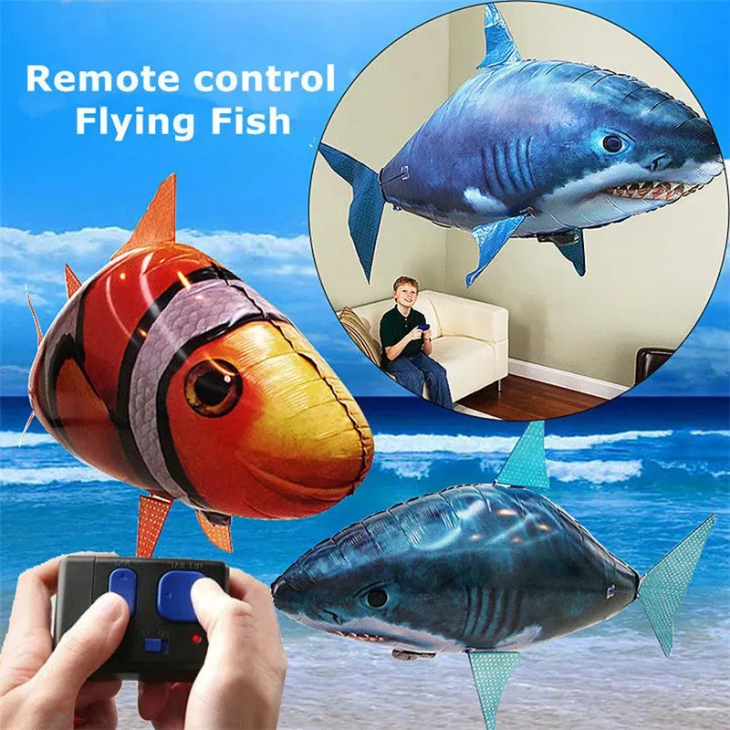 large inflatable fish
