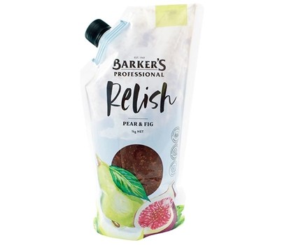 RELISH PEAR & FIG 1KG (BARKERS 76983)