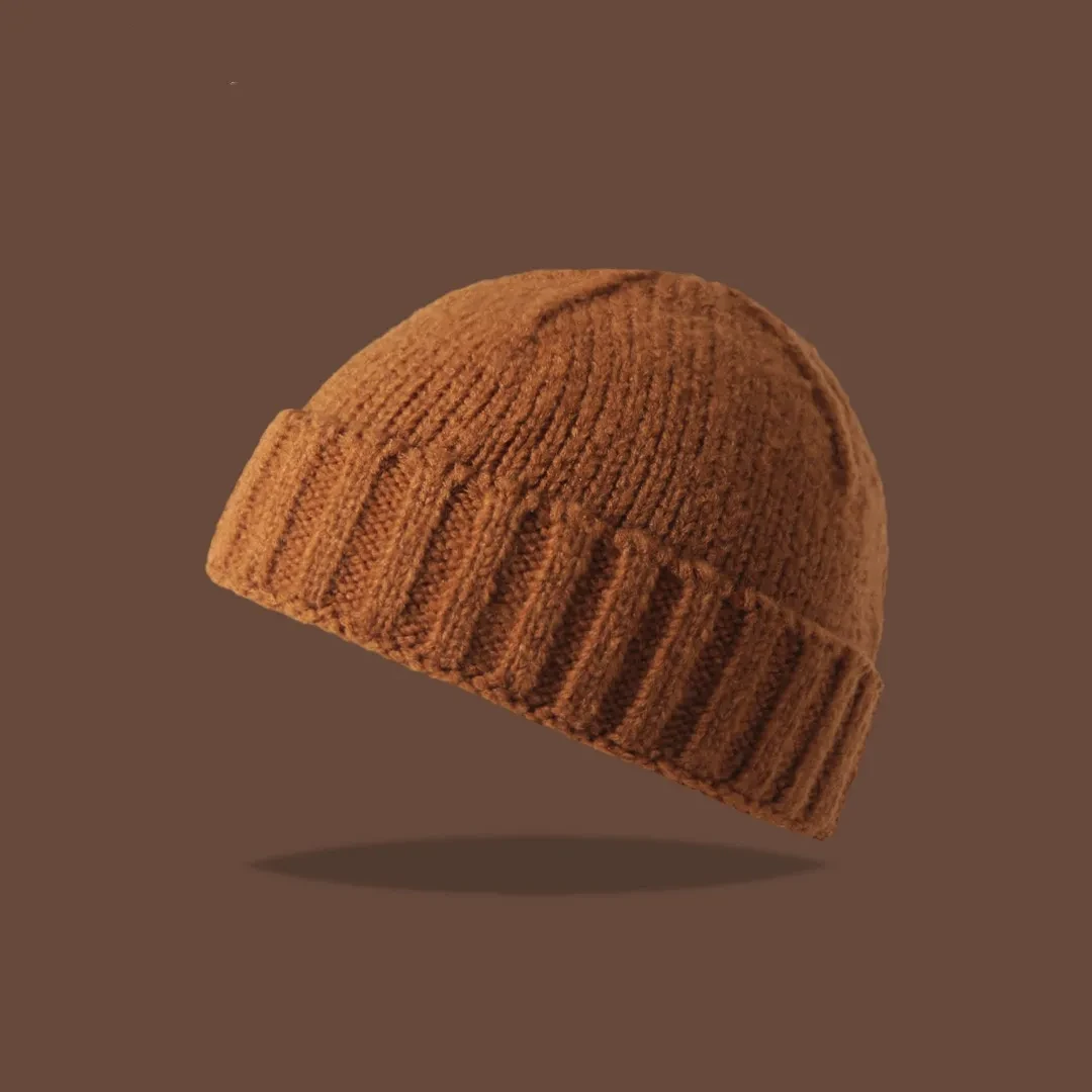 American Knitted Hat Women's All-match Face-looking Little Watermelon Hat Yupi Beanie Hat