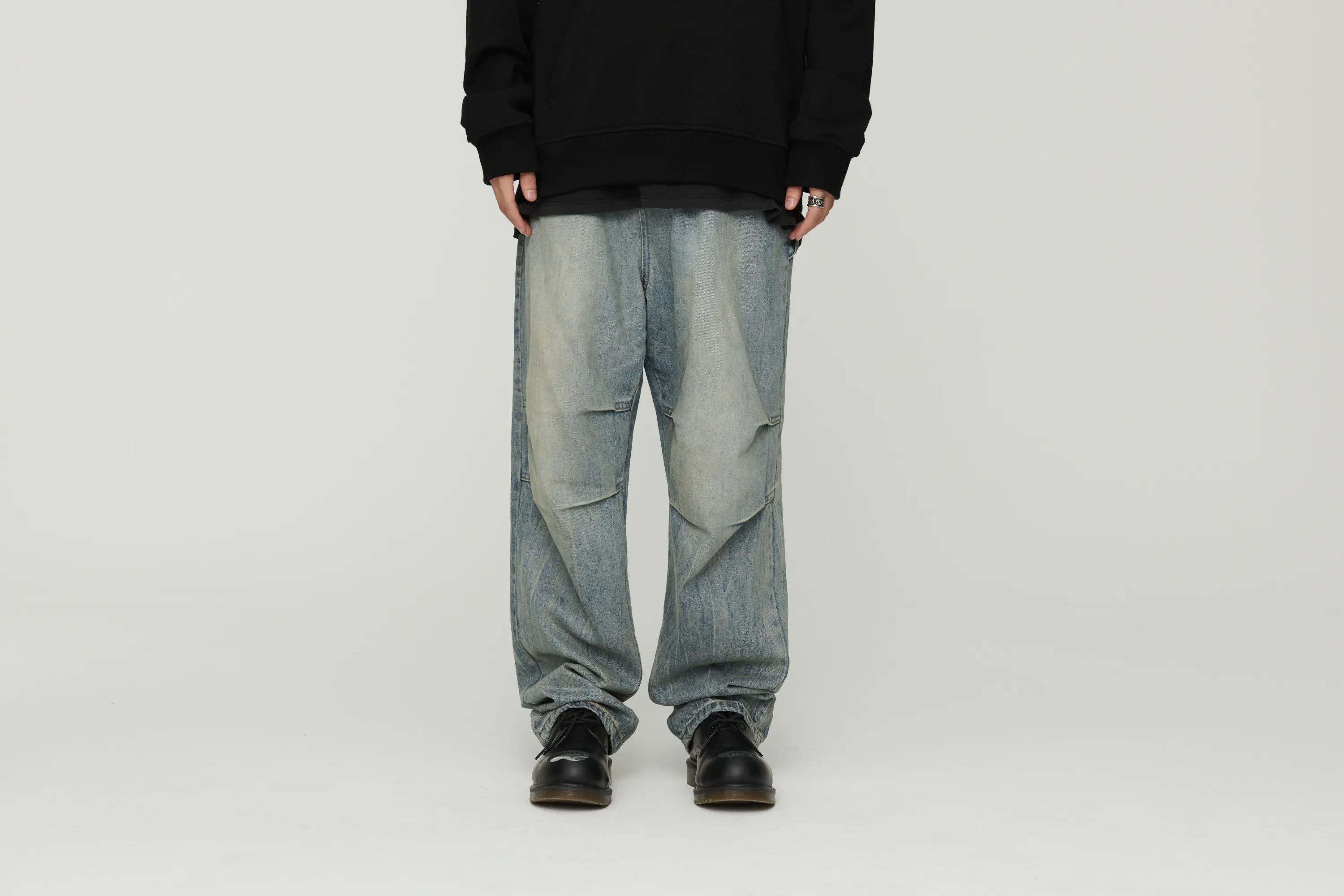 Grey Baggy Jeans