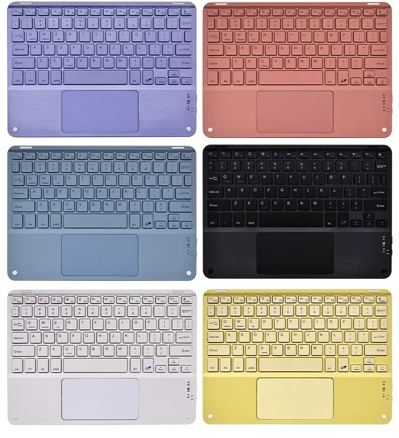 Square Hat Touch Bluetooth Wireless Charging Keyboard