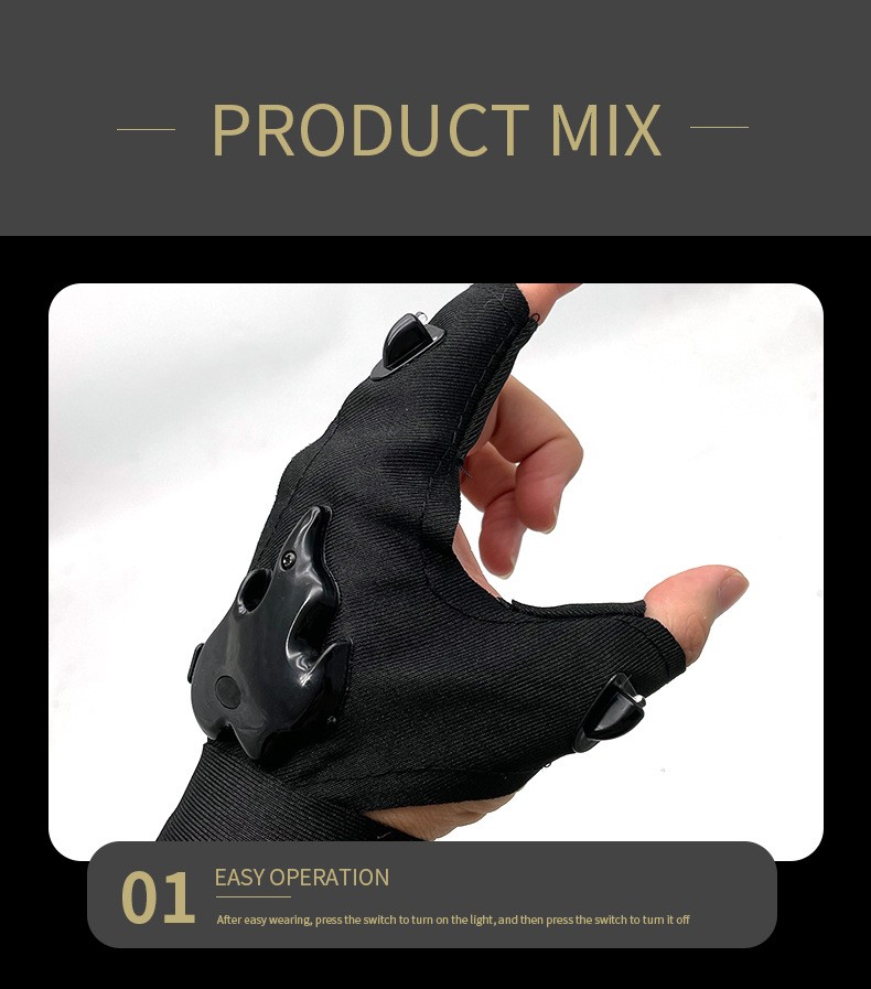 Light Up Work Gloves