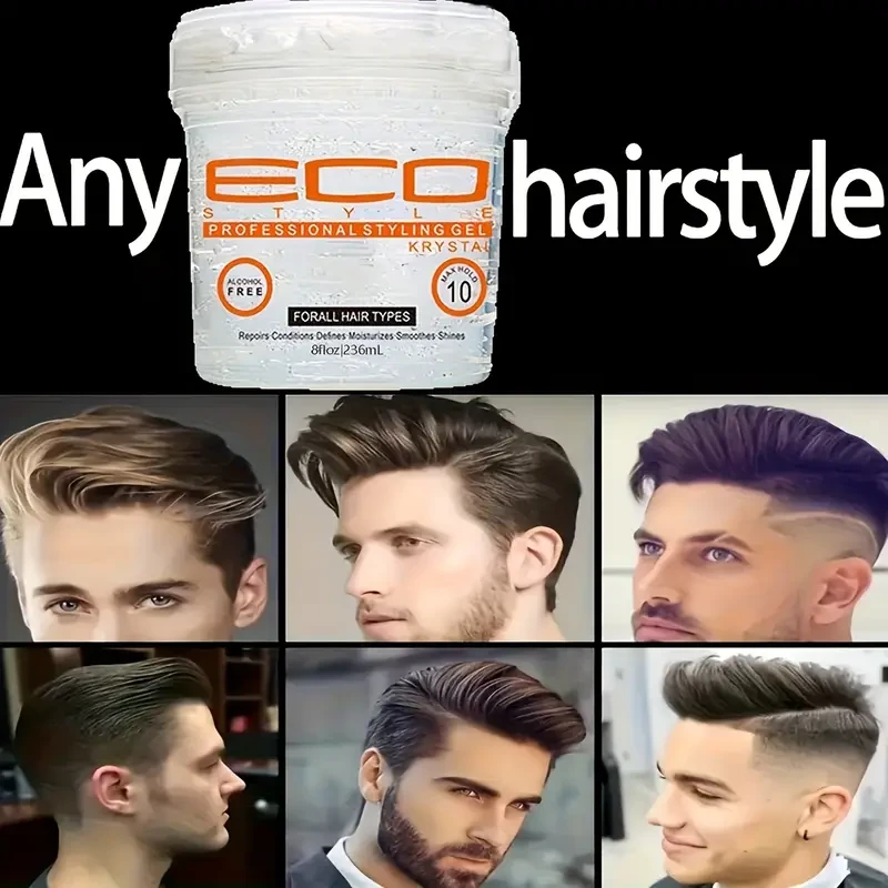 Magic White Hair Gel -236ml, hair mud and wax, youthful taste