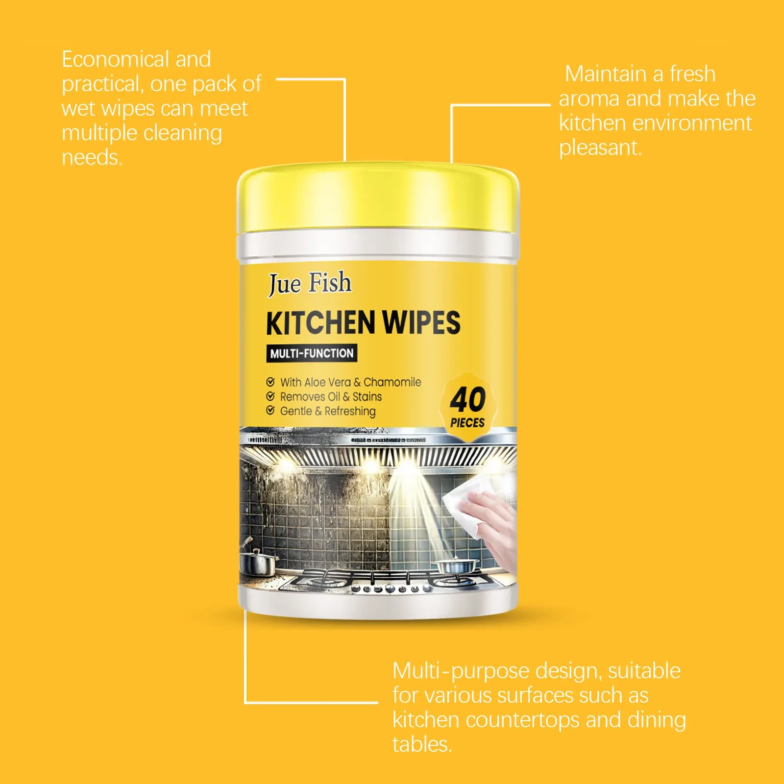 Kitchen Wipes Kitchen Countertop Stove Oven Multifunctional