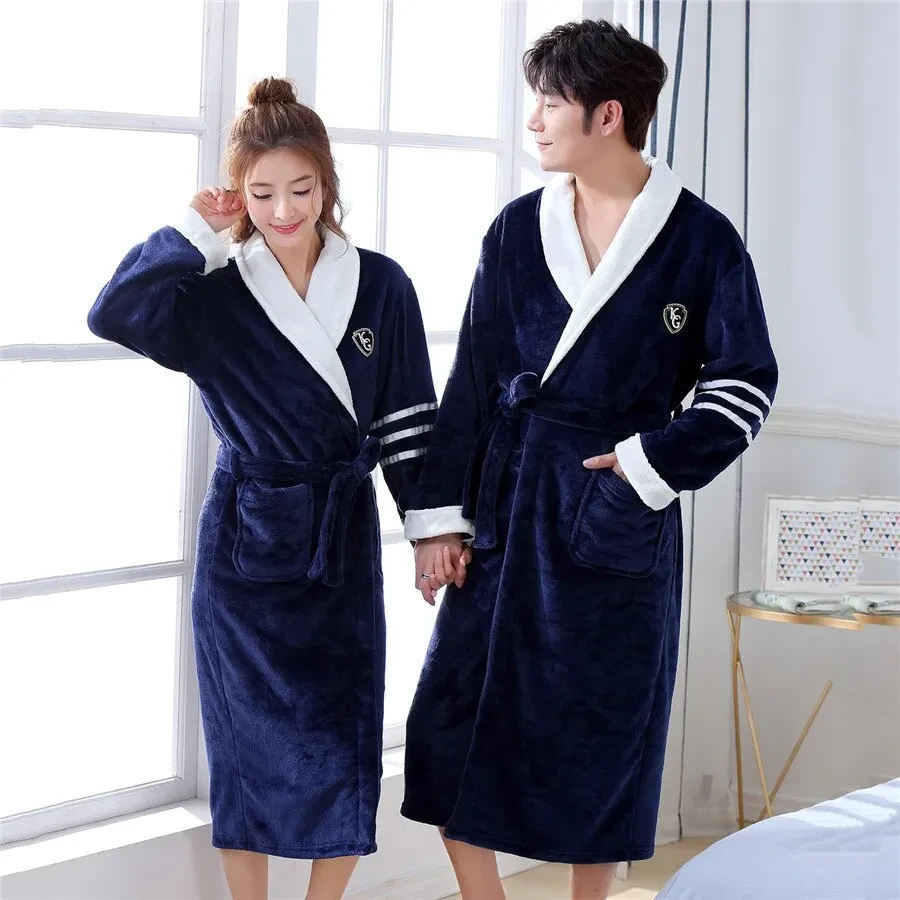 Coralline velvet couple Pajama home clothes