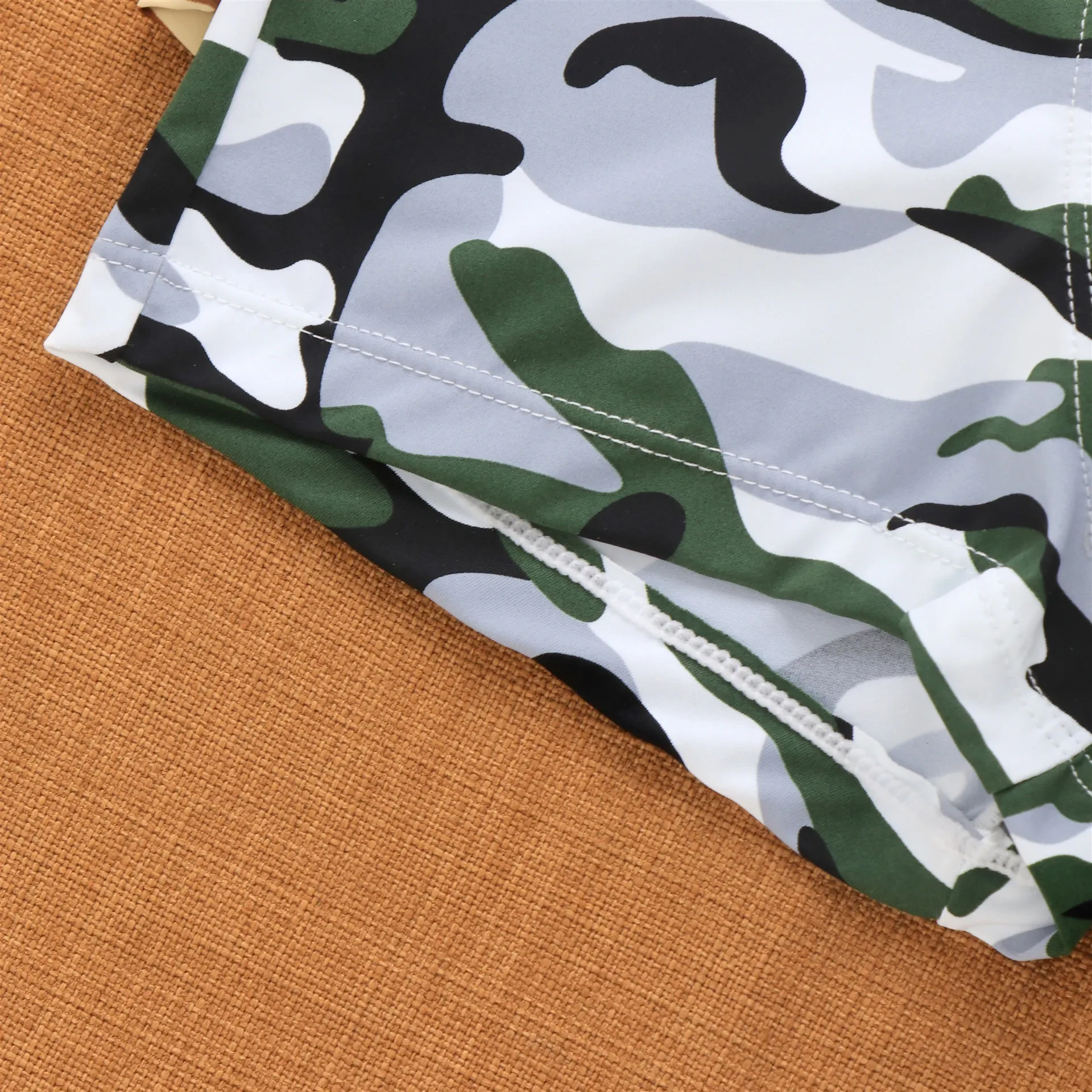 Men's Camouflage Comfortable Nylon Ice Silk Underwear