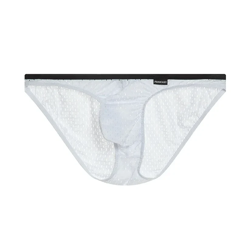 Solid Color Men's Briefs Mesh Thin