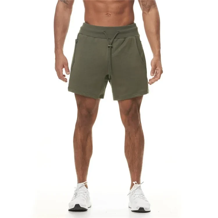 Summer Men's Multi-pocket Sports Shorts Green