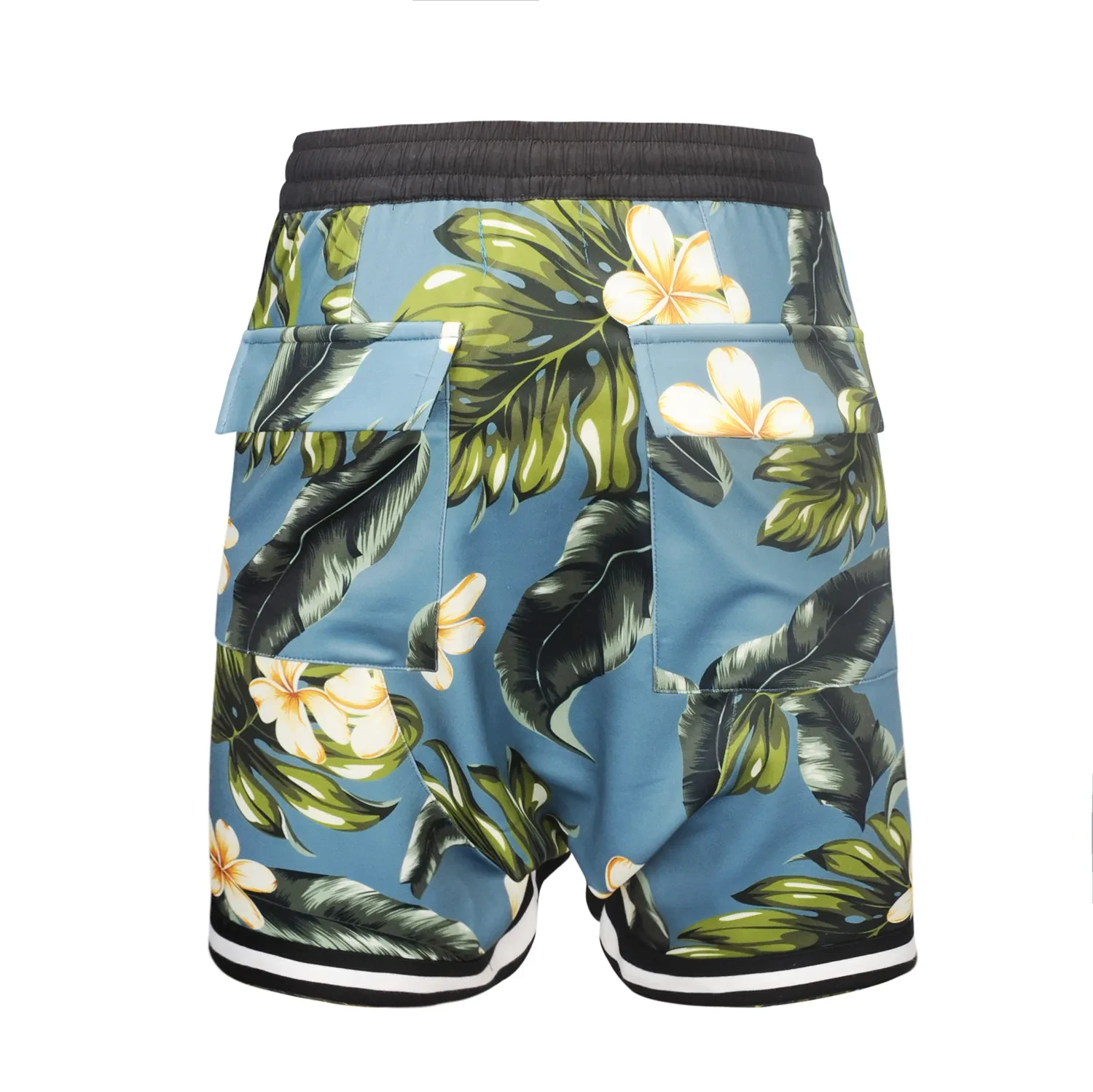 Vintage Casual Loose Fitting Floral Leaf Shorts