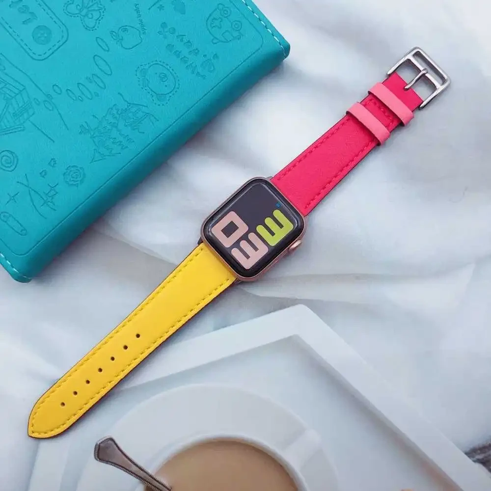 Bracelet Watch-Band Buckle-Cuff Leather Loop