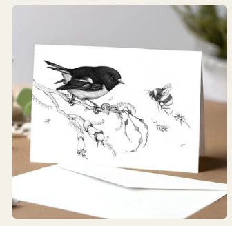 Card - Forest Pandas - Tomtit