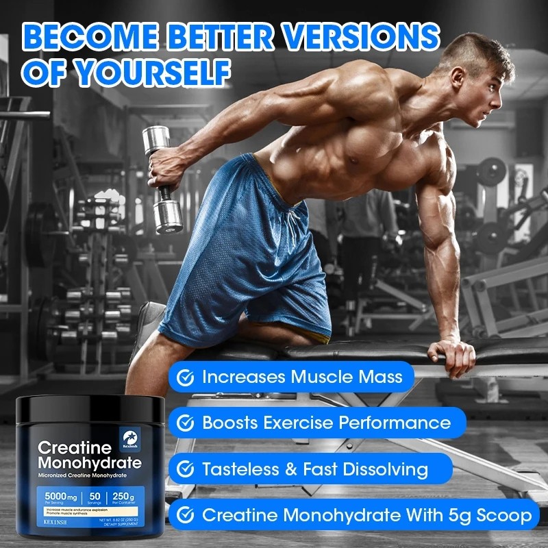 Kexinsh Creatine Monohydrate Powder  Post Workout Recovery Drink