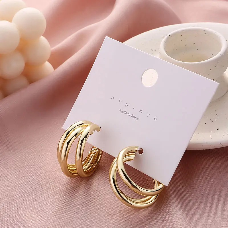 Statement Vintage Clip-On Earrings Without Piercing for Women