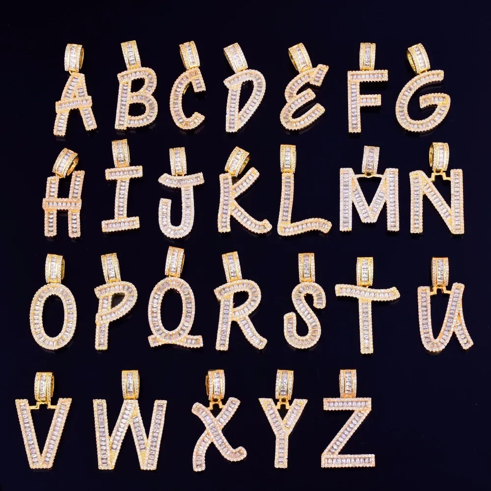 Letter Pendant Necklace