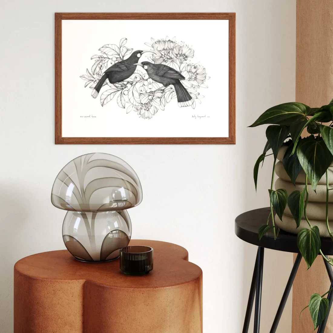 Print - Our Sacred Huia - Huia