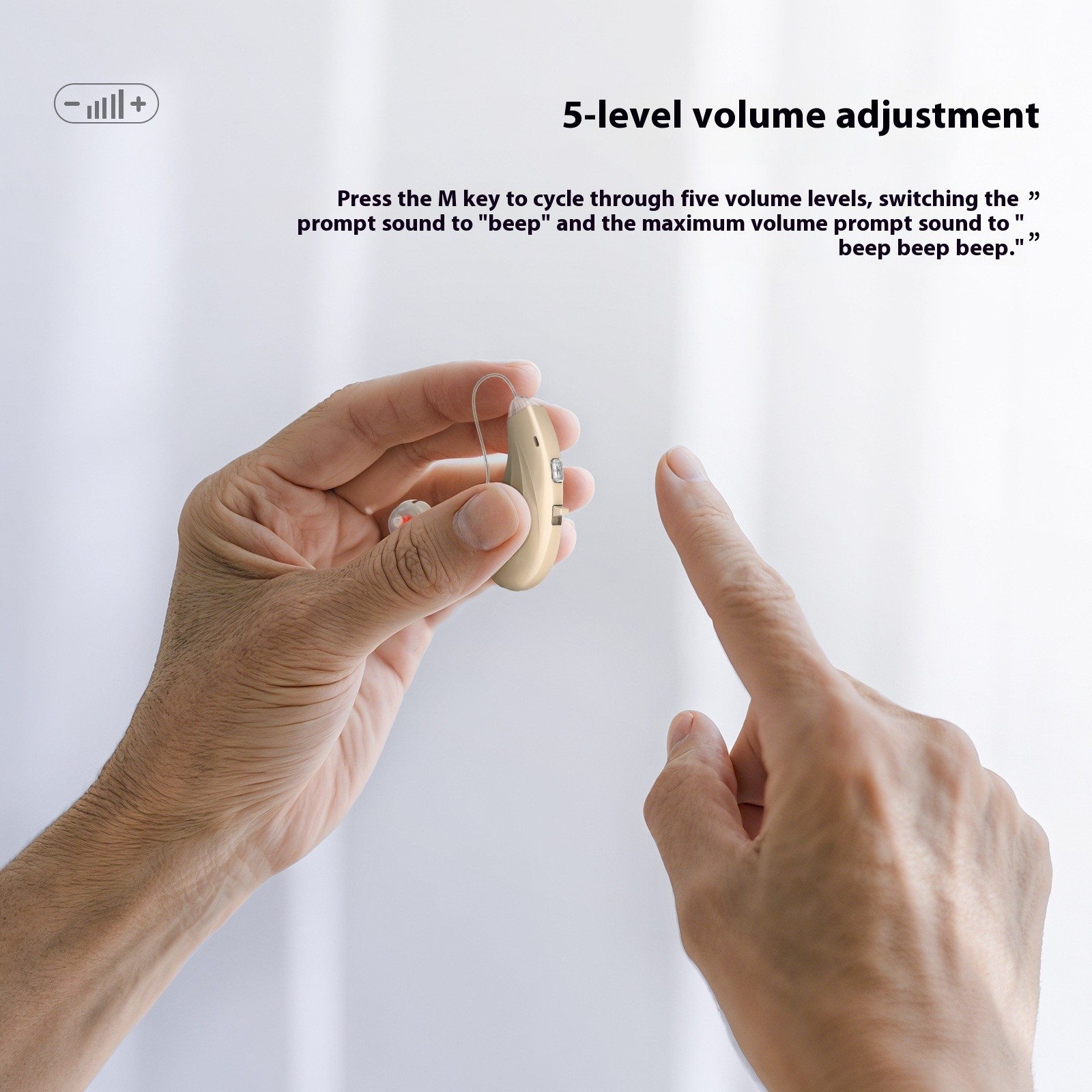 16-channel Behind-the-ear Aid Rechargeable Hearing Aid