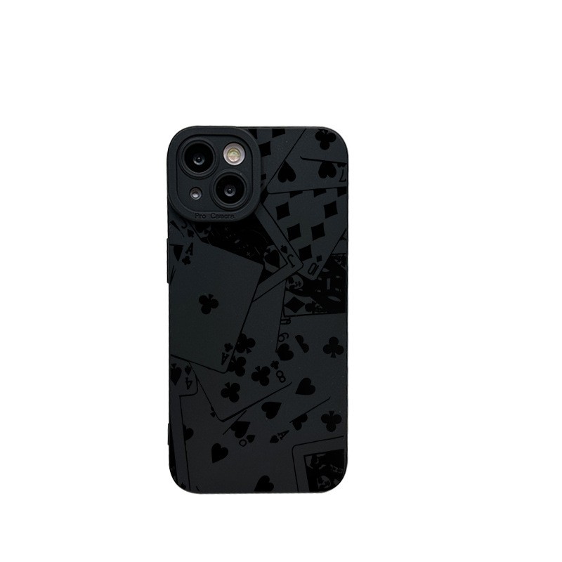 Playing Cards Suitable For Phone Case Pupil Silicone