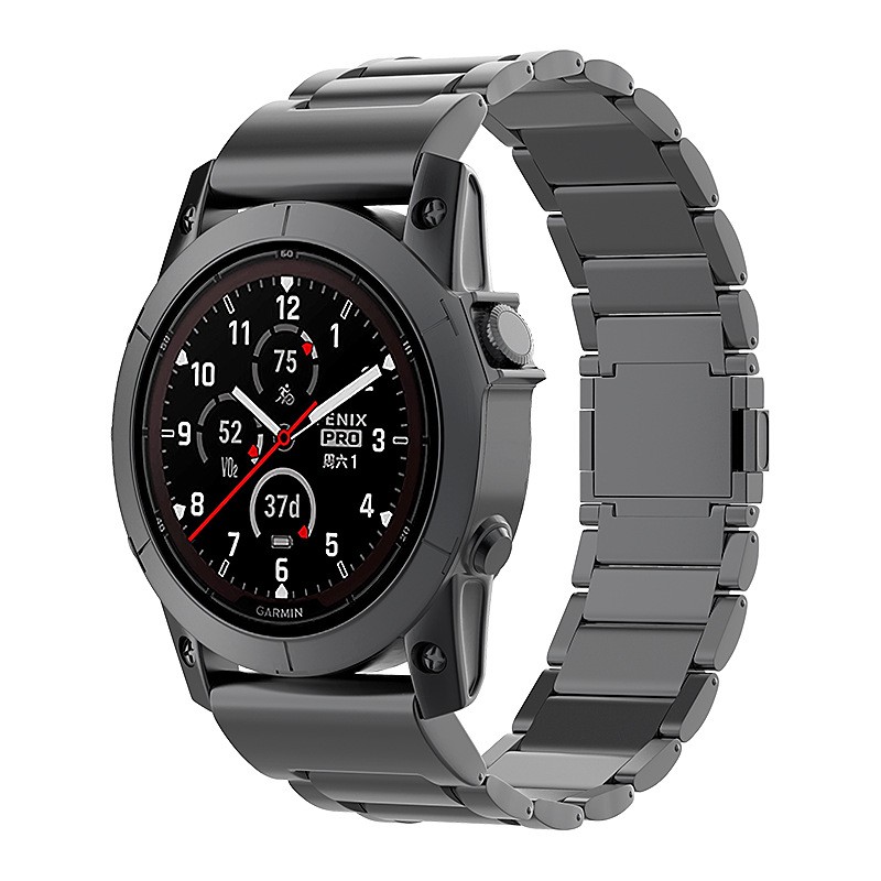 Magnetic Buckle Three-bead Pure Titanium Strap
