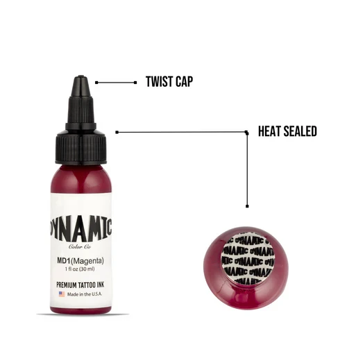 Dynamic Tattoo Ink Magenta 1 oz