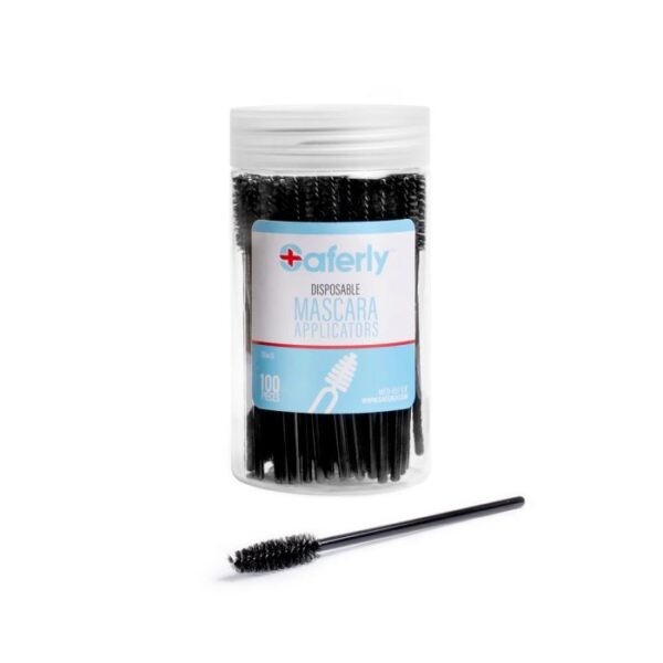 Saferly  Disposable Mascara Applicators  Tub of 100