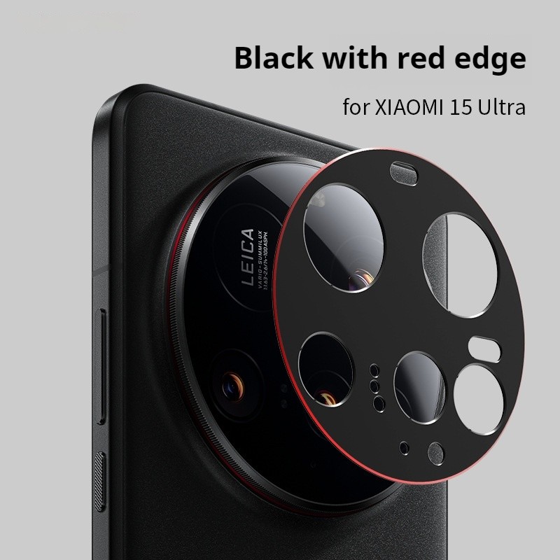 Suitable For Xiaomi 15Ultra Two-color Lens Protector Mirror Frosted Drop-resistant