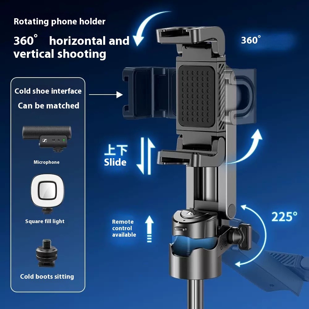 P15 Handheld Stabilizer Bluetooth Remote Control Mobile Phone Bracket Camera Aid