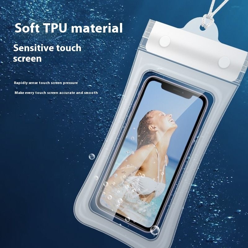 Four-weight Sealed Mobile Phone Waterproof Bag Touch Screen Play Water Photo Transparent Mobile Phone Case