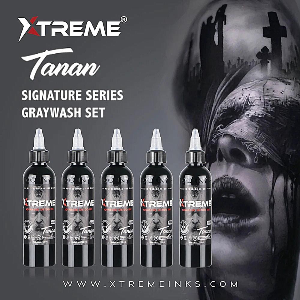 Xtreme Graywash Set  Tanan Pro Series  4oz